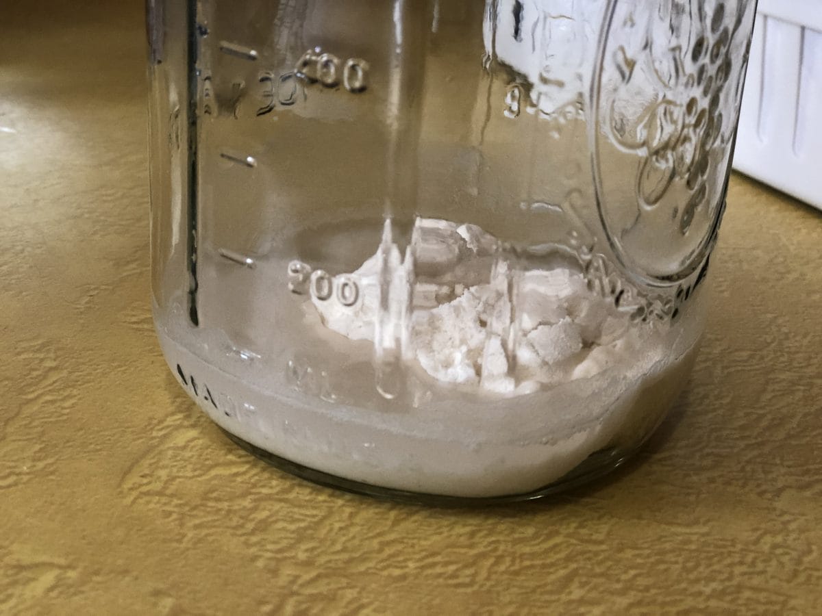 Make sourdough starter by catching wild yeast 1 Flour and water