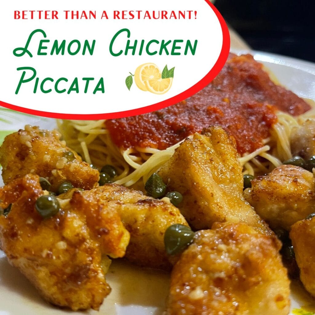 Easy Lemon Chicken Piccata 2 Lemon Chicken Piccata 1080 × 1080 px
